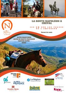 Couverture Topo guide 2022 Route Napoléon à Cheval